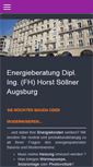 Mobile Screenshot of energieberatung-soellner.com